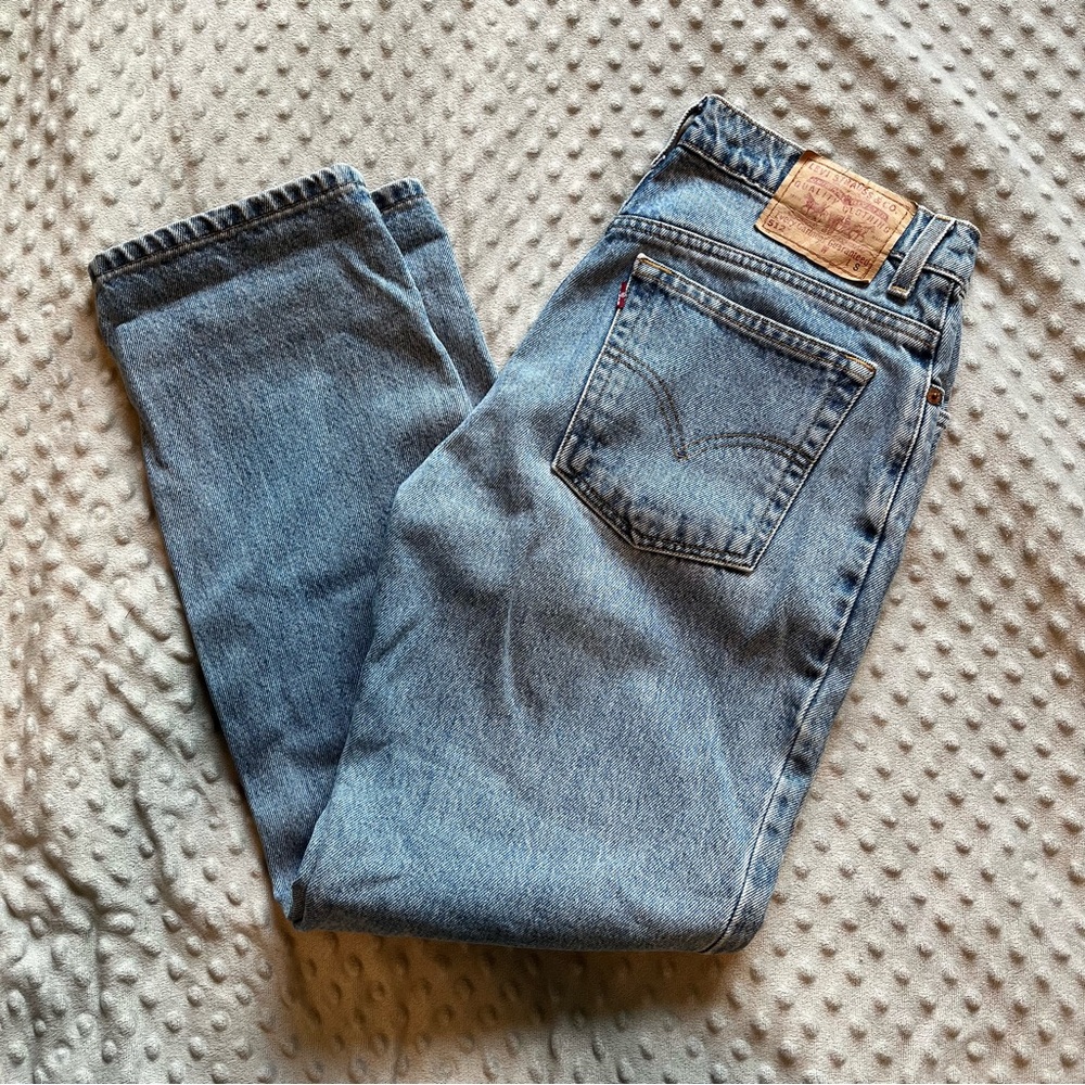 Levi's 512 Straight Jeans in Light Blue Denim